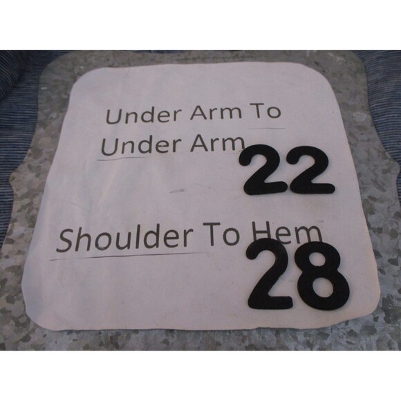 Ruff Hewn Women's Top Size XL Long Sleeve V Neck Blue - Picture 5 of 5